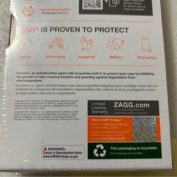 ZAGG sale! Gear4 Crystal Palace Snap MagSafe Case for Apple iPhone 13 Pro sealed - Picture 5 of 8